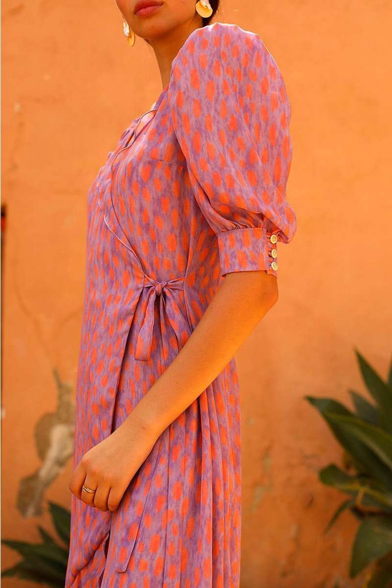 Vestido Anicka Morado