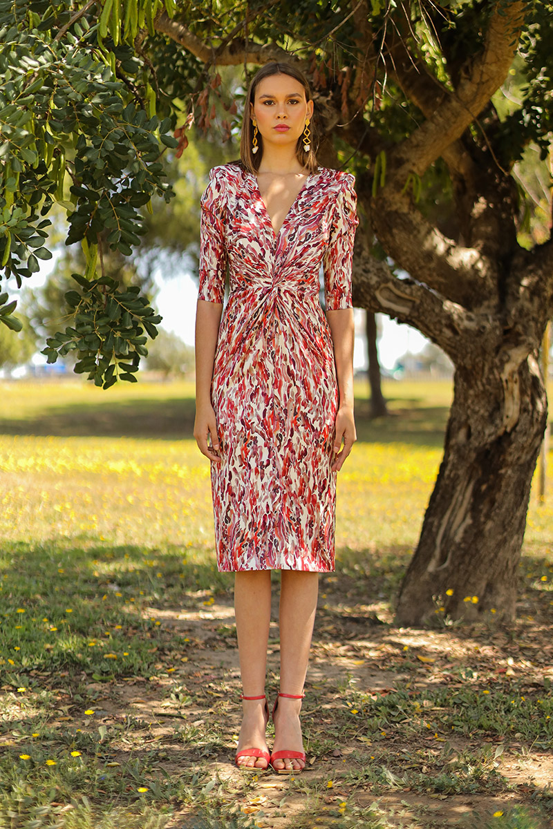 Vestido midi Sylvie
