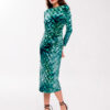 Vestido midi tercipelo Cruise Velvet